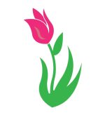 tulips-icon-logo-design-template-vector